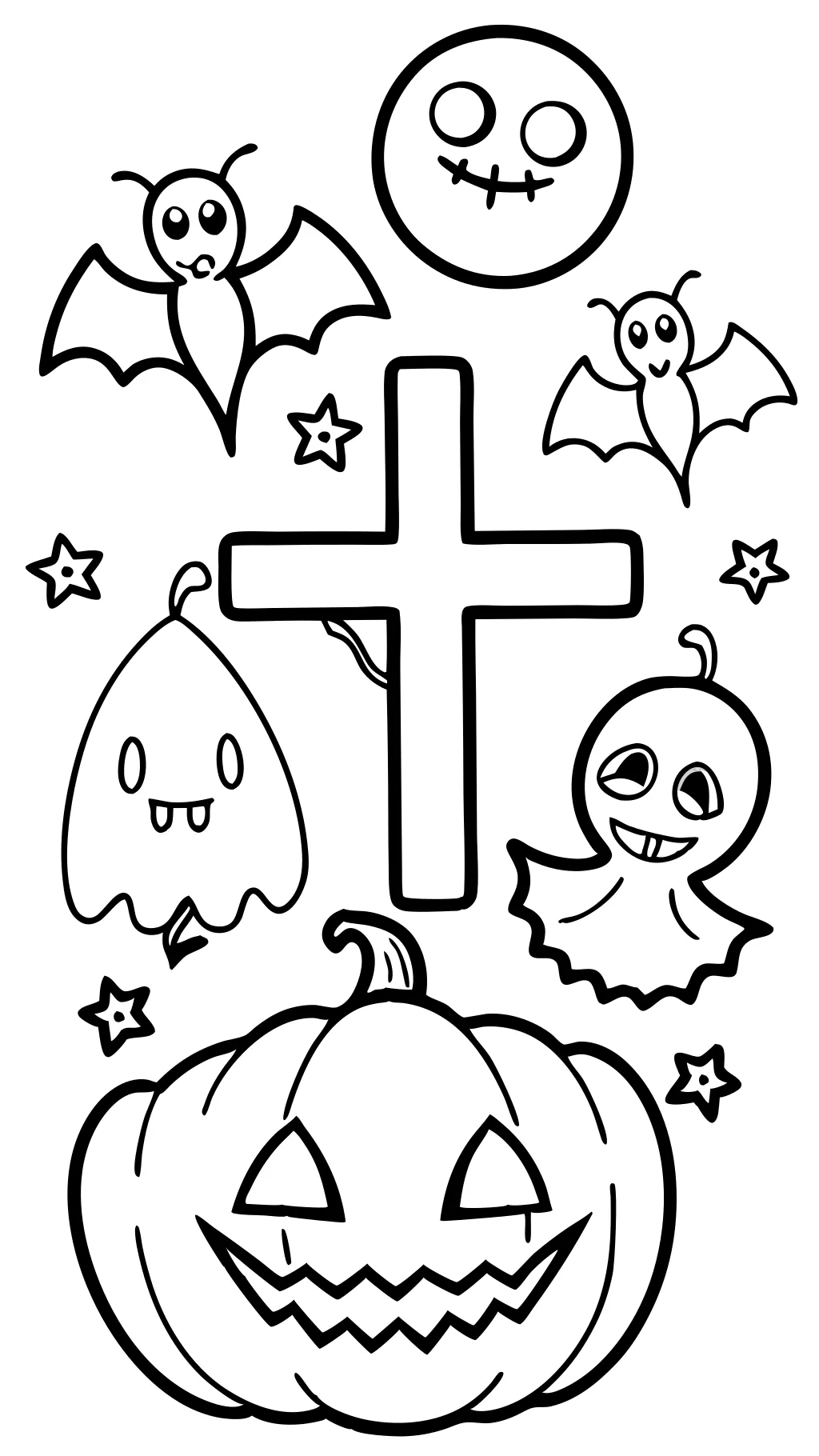 coloriages chrétiens d’Halloween